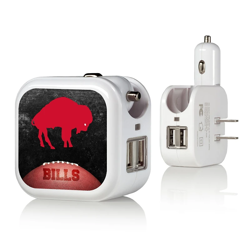 Buffalo Bills 2-in-1 Legendary Design USB Charger