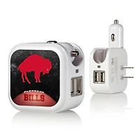 Buffalo Bills 2-in-1 Legendary Design USB Charger