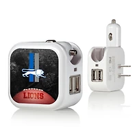 Detroit Lions 2-in-1 Legendary Design USB Charger