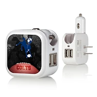 Baltimore Colts 2-in-1 Legendary Design USB Charger