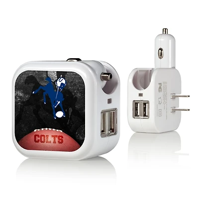 Baltimore Colts 2-in-1 Legendary Design USB Charger