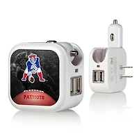 New England Patriots 2-in-1 Legendary Design USB Charger