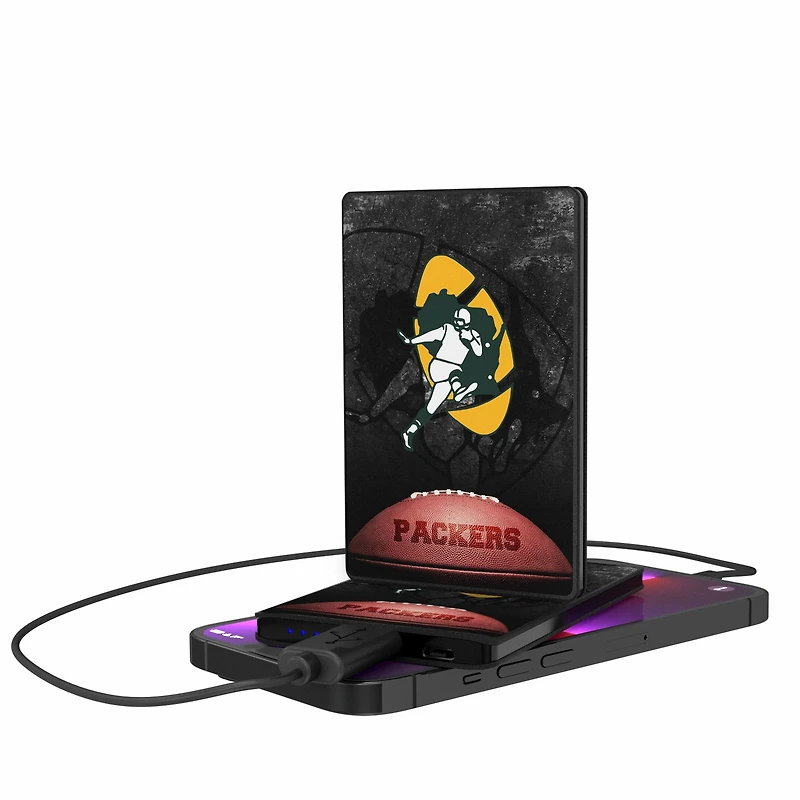 Green Bay Packers 2500 mAh Legendary Design Credit Card Powerbank