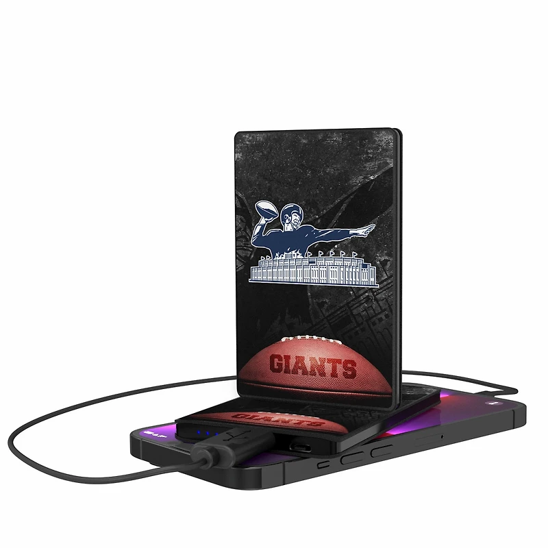 New York Giants 2500 mAh Legendary Design Credit Card Powerbank