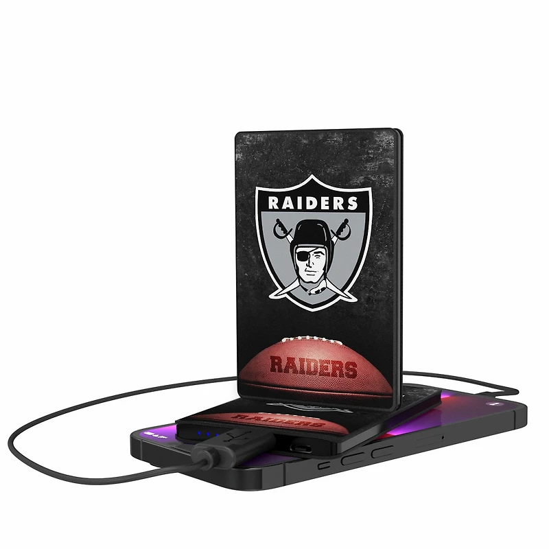 Oakland Raiders 2500 mAh Legendary Design Credit Card Powerbank