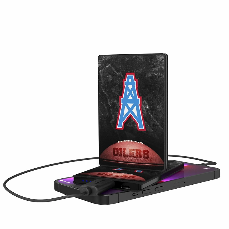 Houston Oilers 2500 mAh Legendary Design Credit Card Powerbank