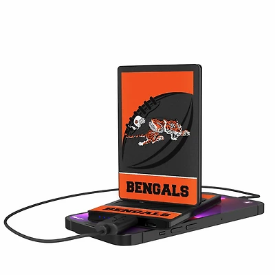 Cincinnati Bengals 2500 mAh Passtime Design Credit Card Powerbank