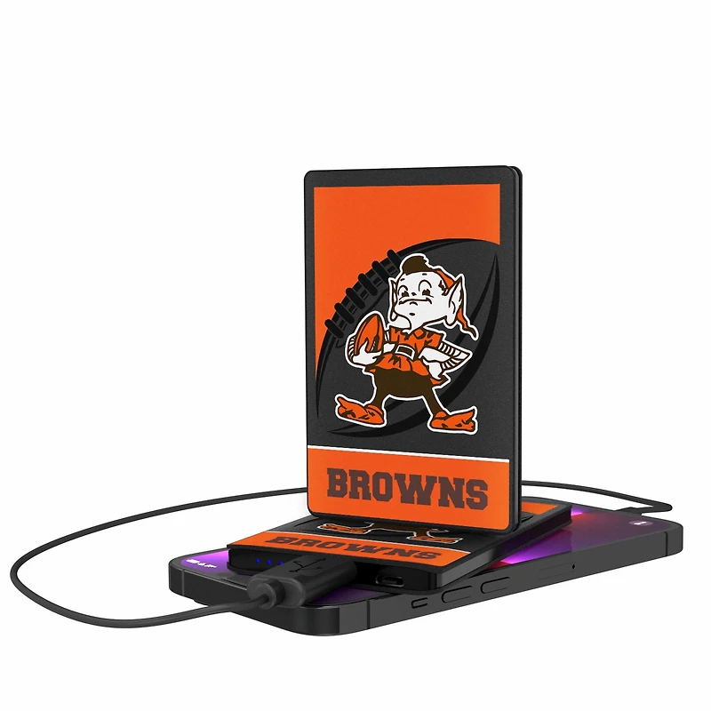 Cleveland Browns 2500 mAh Passtime Design Credit Card Powerbank