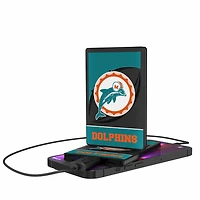 Miami Dolphins 2500 mAh Passtime Design Credit Card Powerbank