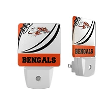 Cincinnati Bengals Passtime Design Nightlight 2-Pack
