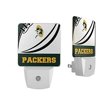 Green Bay Packers Passtime Design Nightlight 2-Pack