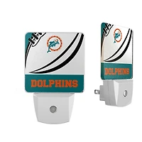 Miami Dolphins Passtime Design Nightlight 2-Pack