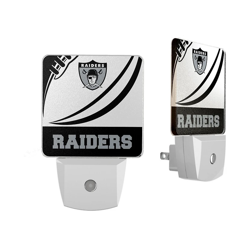 Oakland Raiders Passtime Design Nightlight 2-Pack