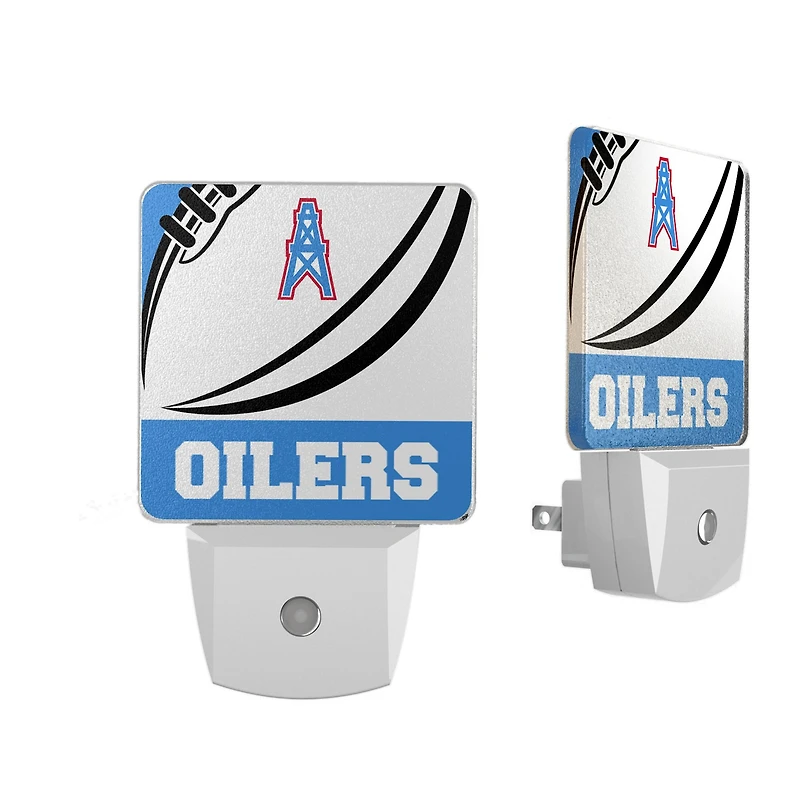 Houston Oilers Passtime Design Nightlight 2-Pack