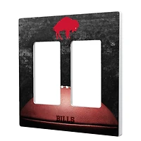 Buffalo Bills Legendary Design Double Rocker Lightswitch Plate
