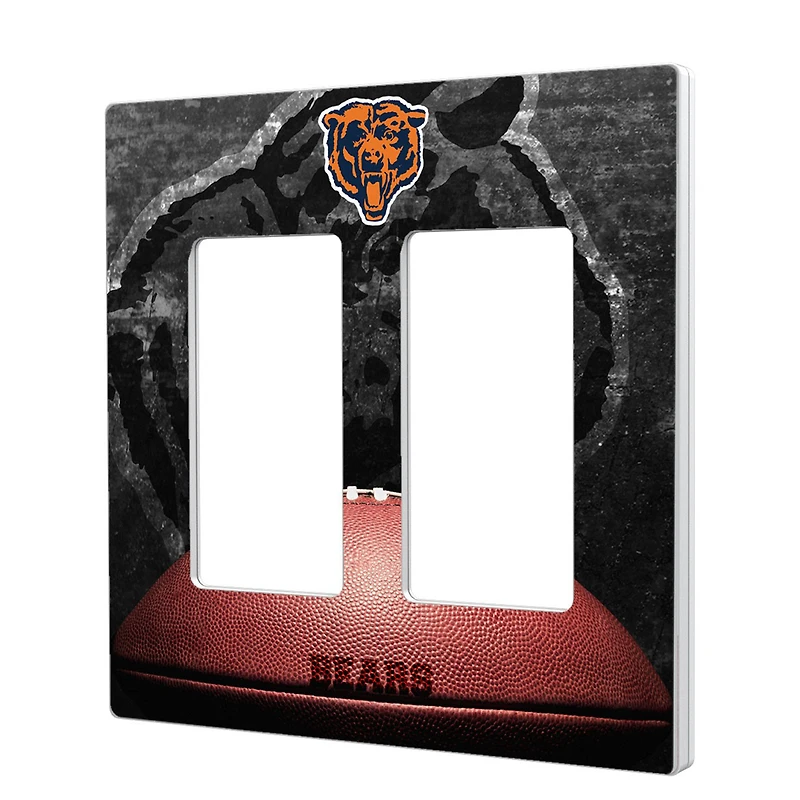 Chicago Bears Legendary Design Double Rocker Lightswitch Plate