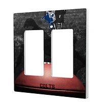 Baltimore Colts Legendary Design Double Rocker Lightswitch Plate