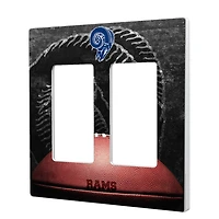 Los Angeles Rams Legendary Design Double Rocker Lightswitch Plate