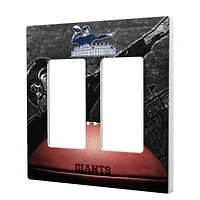 New York Giants Legendary Design Double Rocker Lightswitch Plate