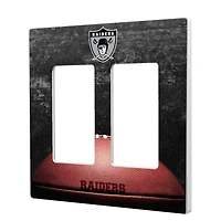 Oakland Raiders Legendary Design Double Rocker Lightswitch Plate