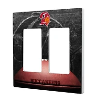 Tampa Bay Buccaneers Legendary Design Double Rocker Lightswitch Plate