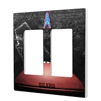Houston Oilers Legendary Design Double Rocker Lightswitch Plate