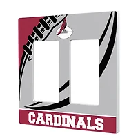 Chicago Cardinals Passtime Design Double Rocker Lightswitch Plate