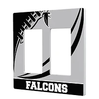 Atlanta Falcons Passtime Design Double Rocker Lightswitch Plate