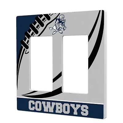 Dallas Cowboys Passtime Design Double Rocker Lightswitch Plate