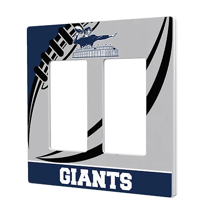 New York Giants Passtime Design Double Rocker Lightswitch Plate