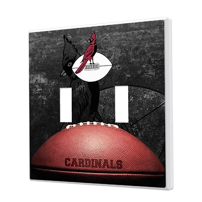 Chicago Cardinals Legendary Design Double Toggle Lightswitch Plate