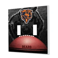 Chicago Bears Legendary Design Double Toggle Lightswitch Plate