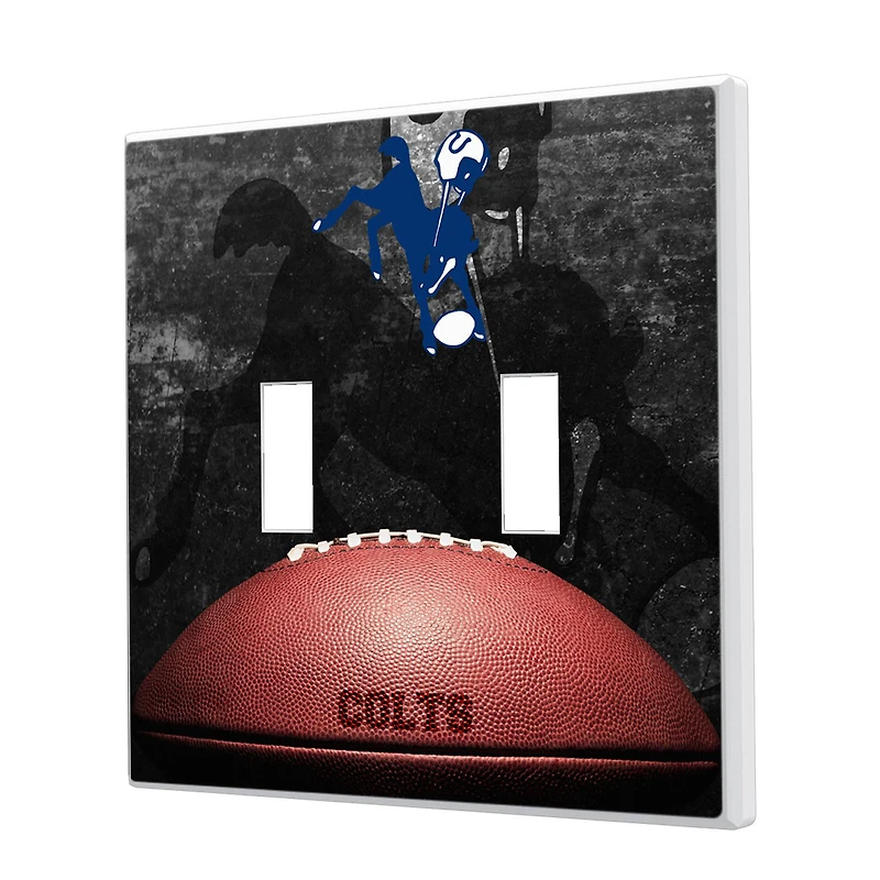 Baltimore Colts Legendary Design Double Toggle Lightswitch Plate