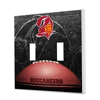Tampa Bay Buccaneers Legendary Design Double Toggle Lightswitch Plate