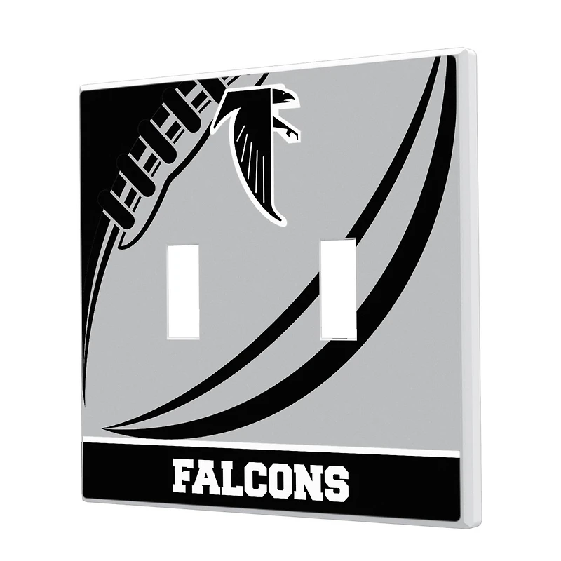 Atlanta Falcons Passtime Design Double Toggle Lightswitch Plate