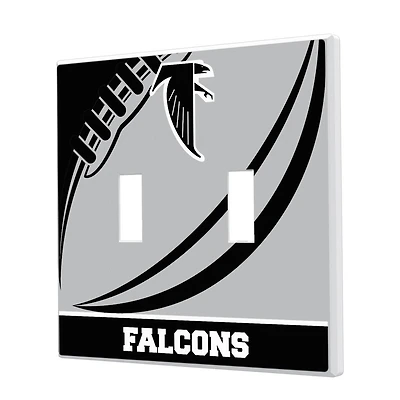 Atlanta Falcons Passtime Design Double Toggle Lightswitch Plate