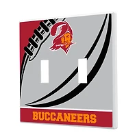 Tampa Bay Buccaneers Passtime Design Double Toggle Lightswitch Plate