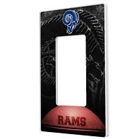 Los Angeles Rams Legendary Design Single Rocker Lightswitch Plate