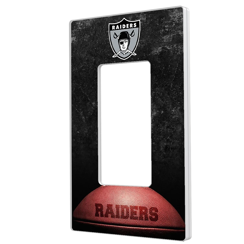 Oakland Raiders Legendary Design Single Rocker Lightswitch Plate
