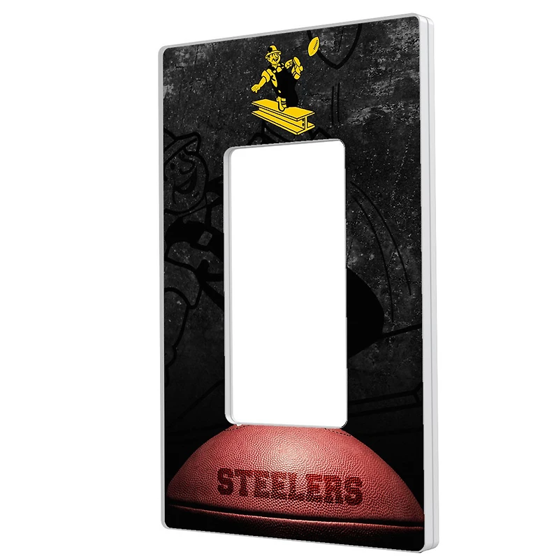 Pittsburgh Steelers Legendary Design Single Rocker Lightswitch Plate