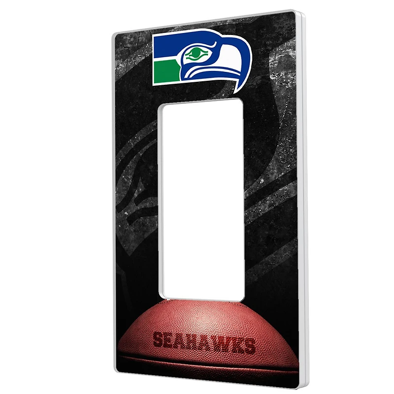Seattle Seahawks Legendary Design Single Rocker Lightswitch Plate