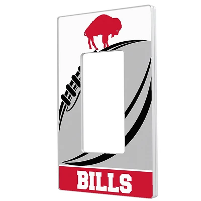 Buffalo Bills Passtime Design Single Rocker Lightswitch Plate