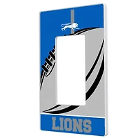 Detroit Lions Passtime Design Single Rocker Lightswitch Plate