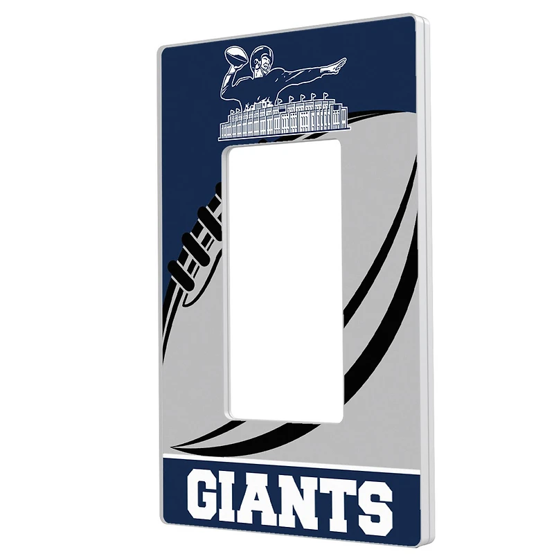 New York Giants Passtime Design Single Rocker Lightswitch Plate
