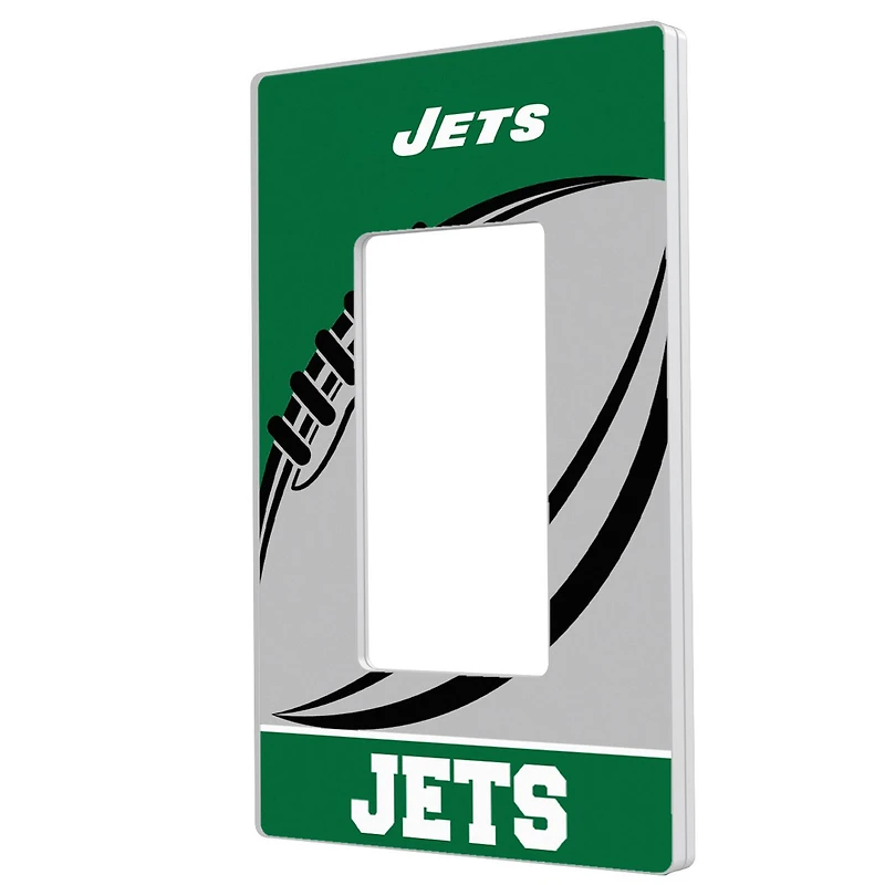 New York Jets Passtime Design Single Rocker Lightswitch Plate