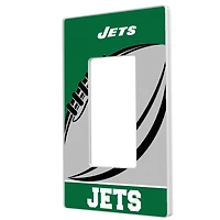 New York Jets Passtime Design Single Rocker Lightswitch Plate
