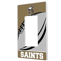 New Orleans Saints Passtime Design Single Rocker Lightswitch Plate