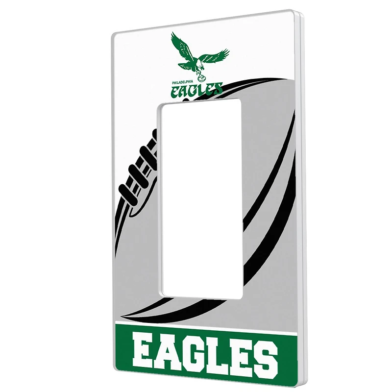 Philadelphia Eagles Passtime Design Single Rocker Lightswitch Plate