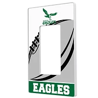 Philadelphia Eagles Passtime Design Single Rocker Lightswitch Plate