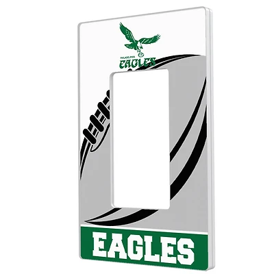 Philadelphia Eagles Passtime Design Single Rocker Lightswitch Plate
